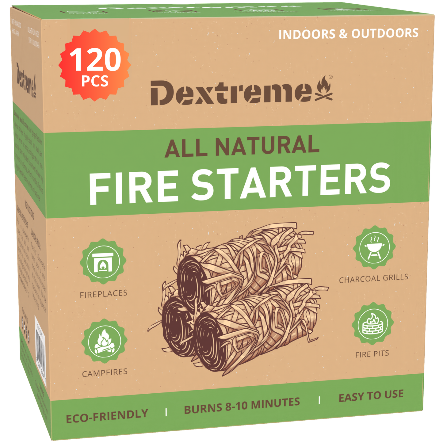 Allume Feu Naturel Dextreme 60 pcs