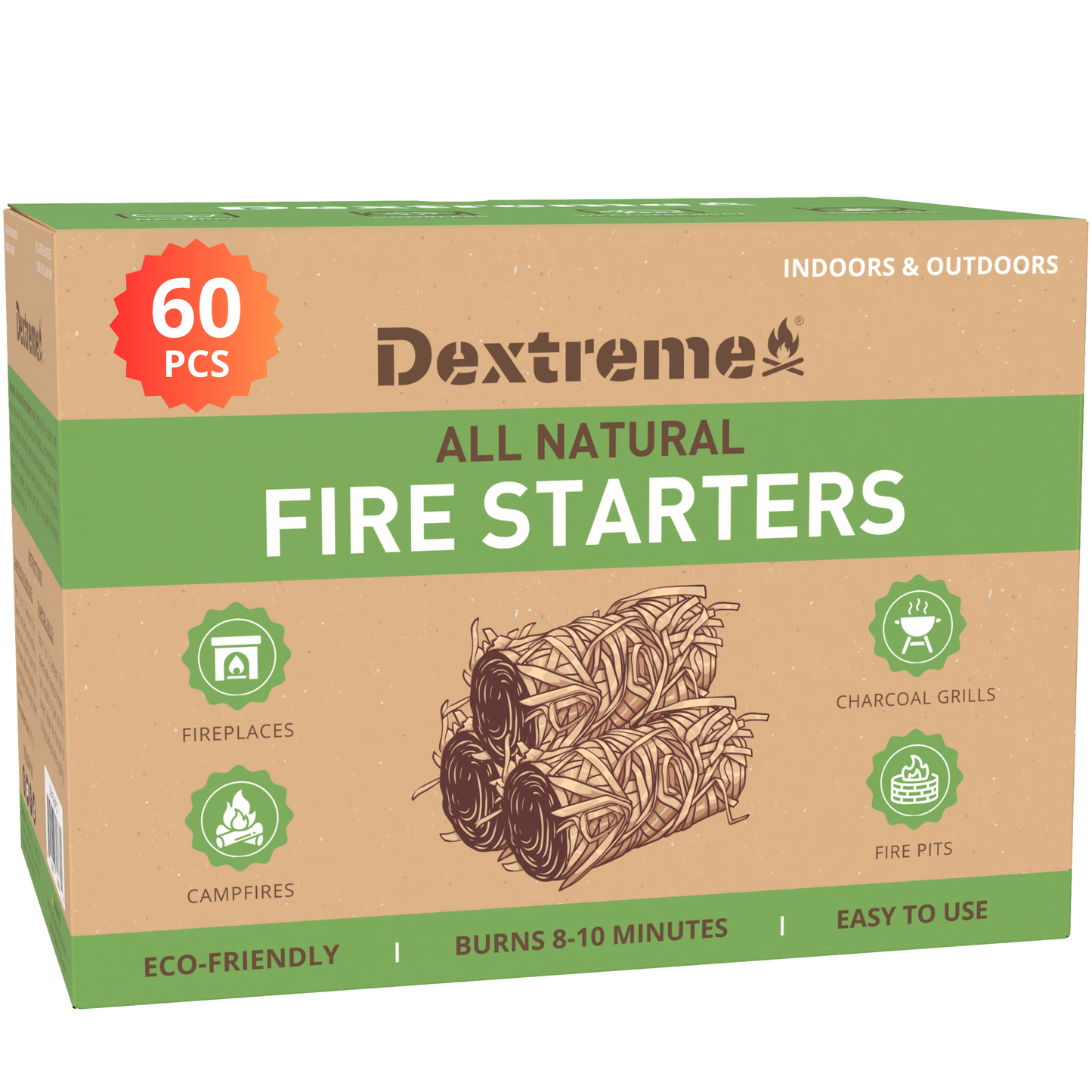 Allume Feu Naturel Dextreme 60 pcs