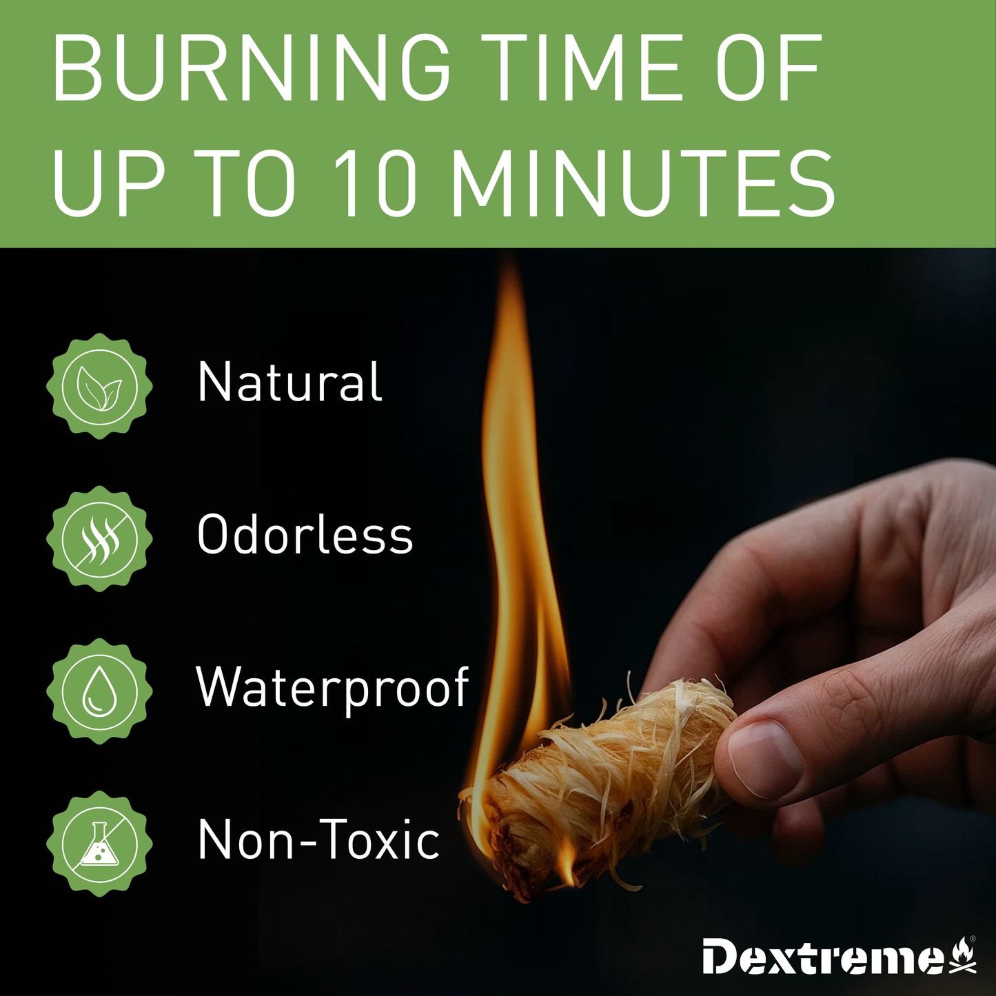 Allume Feu Naturel Dextreme 60 pcs