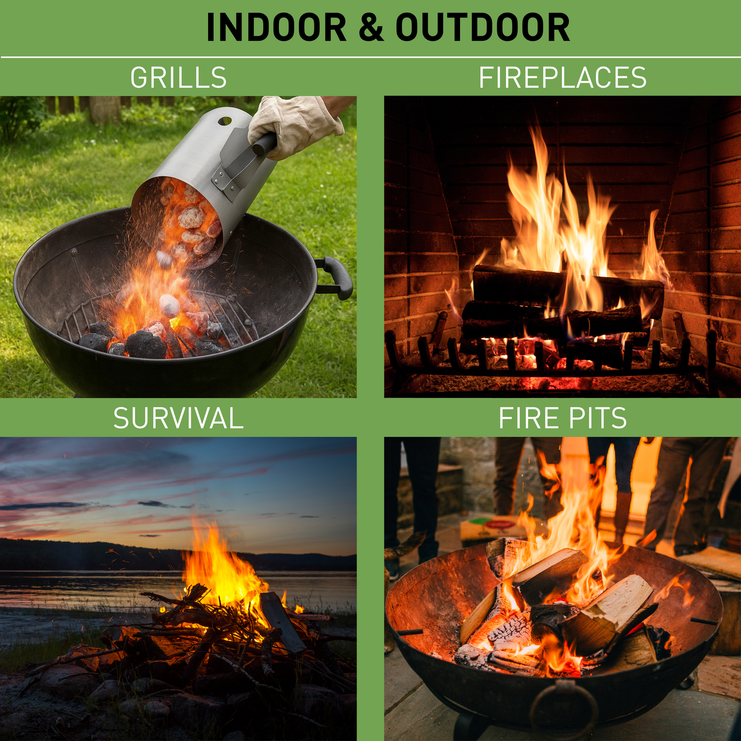 Allume Feu Naturel Dextreme 60 pcs