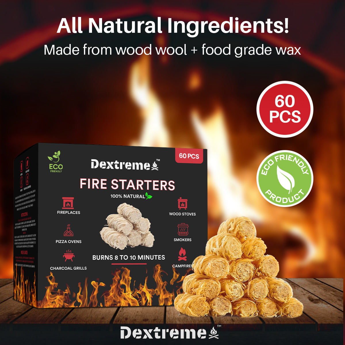 Dextreme Tumbleweed Natural Fire Starters